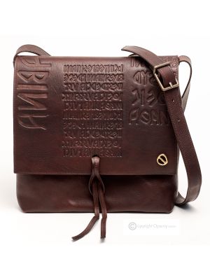 DAFNEIKU Bolso de hombro de mujer de cuero genuino hecho a mano