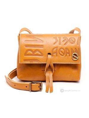 DIAFEIKU1 Bolso bandolera para mujer de piel auténtica hecho a mano