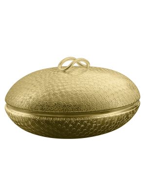 MARADI Centro de Mesa Adorno de Cuenco Latón Metales Nobles Hecho a Mano Hecho en Italia