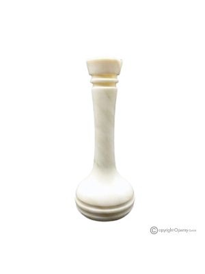 JARRÓN en mármol de Estremoz, auténtica piedra de valor, hecho a mano, diseño moderno.