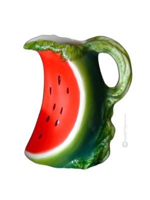 JARRA DE SANDÍA Jarra jarra decantadora creaciones originales en cerámica artística Made in Italy