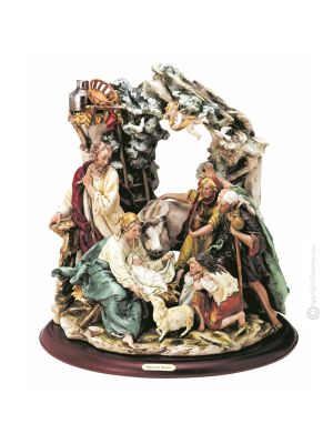 NATIVIDAD Belén figura de porcelana Capodimonte hecha a mano en Italia