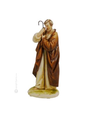 Estatua de SAN JOSÉ hecha a mano figura de porcelana Capodimonte hecha en Italia