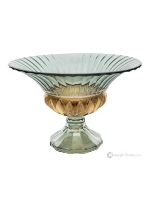 ADA Auténtico centro de mesa decorativo moderno pintado a mano en vidrio de calidad superior.