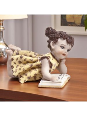 ADA - Auténtica muñeca de porcelana Capodimonte hecha y pintada a mano, de colección.