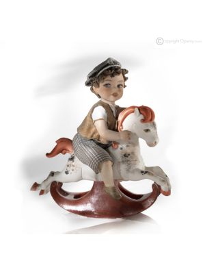 CAVALLINO DONODOLO M - Pieza de colección, realizada con porcelana de alta calidad.