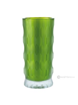 FANTASÍA Auténtico florero decorativo moderno de cristal pintado a mano.