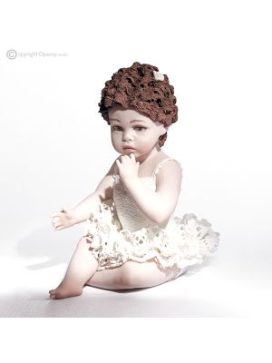 JOUJOU - Capodimonte, figura de bailarina romántica y refinada en porcelana.