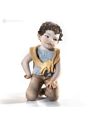 JULIEN - Una auténtica joya del arte italiano, exclusiva muñeca de porcelana.