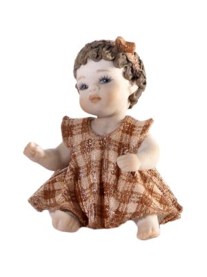 MIGNON-F - Muñeca de porcelana pura elegancia decorada a mano.