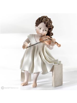 MINUET - Porcelana de Capodimonte, musicalidad con violín, arte y pasión italiana.