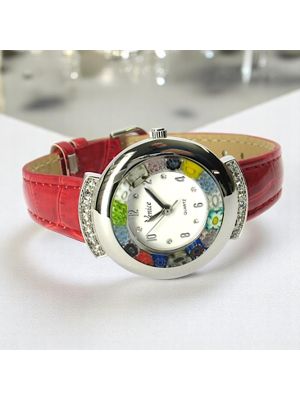 RELOJ DE PULSERA ESTRELLA con auténtico cristal de Murano hecho a mano Murrine Made in Italy