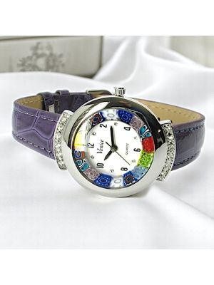RELOJ DE PULSERA ESTRELLA con auténtico cristal de Murano hecho a mano Murrine Made in Italy