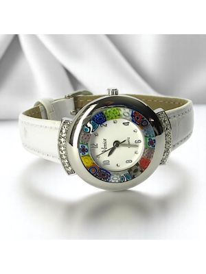 RELOJ DE PULSERA ESTRELLA con auténtico cristal de Murano hecho a mano Murrine Made in Italy