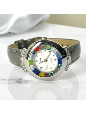 RELOJ DE PULSERA ESTRELLA con auténtico cristal de Murano hecho a mano Murrine Made in Italy