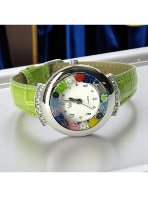 RELOJ DE PULSERA ESTRELLA con auténtico cristal de Murano hecho a mano Murrine Made in Italy