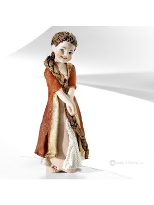 RAPPENZOLO Muñeca de porcelana de cuento, romántica y con clase.