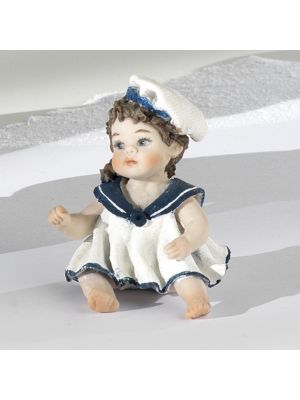 NINA - Estatuilla de Capodimonte, una obra de porcelana única y romántica.