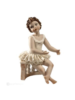 SABINE - Capodimonte, bailarina de porcelana, una pieza única para coleccionar.