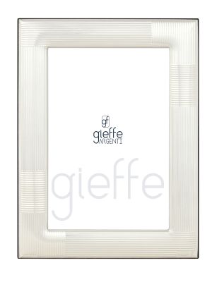 PERUGIA Marco de fotos Marco de fotos plateado Hecho a mano Hecho en Italia 