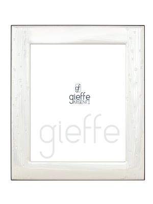 Marco de fotos plateado - Decoración del hogar - Textura de madera natural