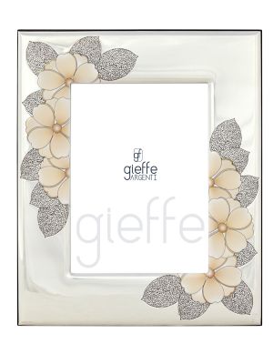 Marco de fotos IMOLA Marco de fotos plateado Hecho a mano en Italia Foto 13x18cm