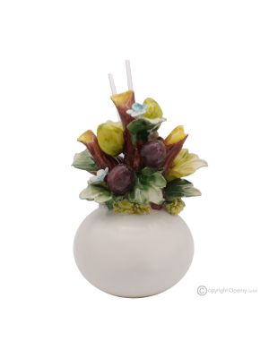 OLIVE – Difusor de fragancias, fragancia de ambiente, cerámica de Capodimonte, hecho a mano