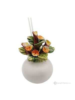 FIORELLINNI – Ambientador, difusor de ambiente, cerámica de Capodimonte, hecho a mano