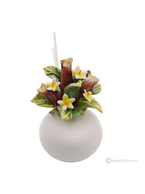 STELLA – Difusor de fragancias, fragancia de ambiente, cerámica de Capodimonte, hecho a mano