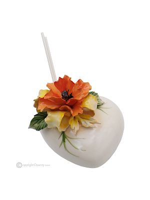 AMAPOLAS – Fragancia, difusor de ambiente, cerámica de Capodimonte, hecho a mano