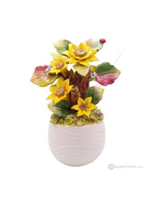 GIRASOLI – Ambientador, difusor de ambiente, cerámica de Capodimonte, hecho a mano