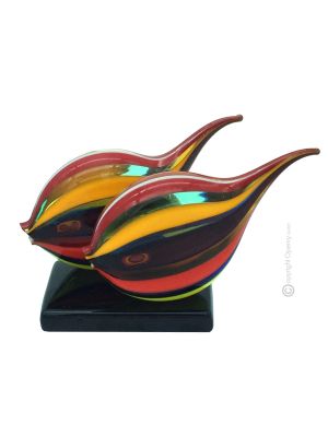 PESCADO Vidrio soplado de Murano auténtica artesanía Made in Italy