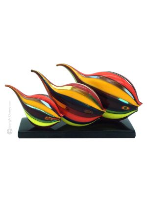 PESCADO Vidrio soplado de Murano auténtica artesanía Made in Italy