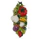VERDURAS Decoración artística colgante de cerámica.