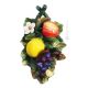 FRUTA Decoración artística colgante de cerámica.
