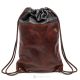 IKUPACK mochila bolso bolso de cuero real bolsos de moda casual para hombres certificado de garantía hecho a mano