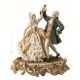 MINUET Estatuilla de figura de porcelana Capodimonte hecha a mano en Italia