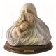BUSTO DE LA VIRGEN CON EL SANTO NIÑO Estatua Estatua Figura de Porcelana Capodimonte Hecha a Mano Made in Italy