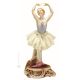 BAILARINA ANNETTE Estatuilla de figura de porcelana Capodimonte hecha a mano en Italia