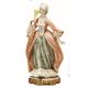 Figura SEÑORA Figura de porcelana Capodimonte hecha a mano en Italia