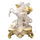 NAPOLEÓN CRUZANDO LOS ALPES Figura de porcelana Capodimonte figura hecha a mano Made in Italy