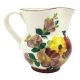 JARRA DE DECORACIÓN TRADICIONAL Jarra decantadora de cerámica friulana auténtica hecha a mano y pintada Made in Italy - 0,2l