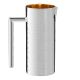 JARRA DE AGUA RECTA Jarra Decantadora Especial Chapado en Oro Plata Hecho a Mano Made in Italy 1,5l
