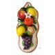 FRUTA Decoración artística colgante de cerámica.