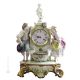 LA FONTANA Reloj de sobremesa en porcelana Capodimonte, artesanía Made in Italy