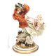 VIENTO DE ABRIL Figura de porcelana Capodimonte hecha a mano Made in Italy