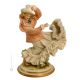 VIENTO DE ABRIL Figura de porcelana Capodimonte hecha a mano Made in Italy