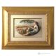 VERANO Cuadro en bajorrelieve de porcelana Capodimonte hecho a mano Made in Italy