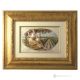 OTOÑO Cuadro en bajorrelieve de porcelana Capodimonte hecho a mano Made in Italy