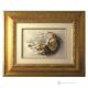 INVIERNO Cuadro en bajorrelieve de porcelana Capodimonte hecho a mano Made in Italy